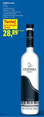 Wódka Ogiński promocja w Lidl