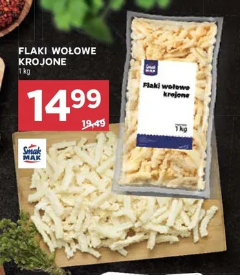 Flaki wołowe krojone Smak Mak promocja w Stokrotka