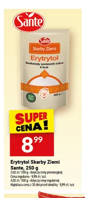 Erytrytol Skarby Ziemi Sante promocja w Twój Market