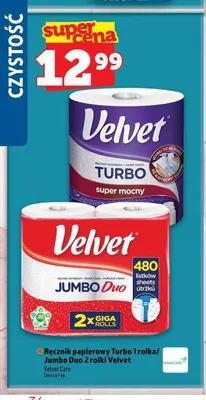 Ręcznik papierowy Velvet Turbo promocja w TOPAZ