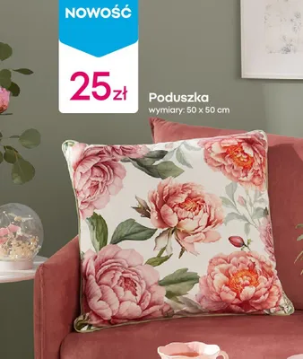 Poduszka 50x50 cm promocja w Pepco