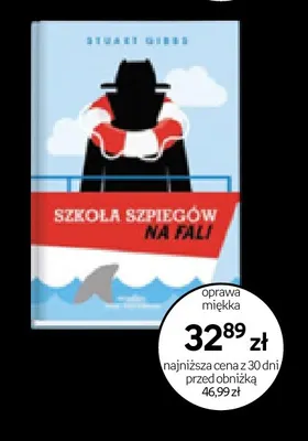 Książka Szkoła Szpiegów na fali Stuart Gibbs promocja w Empik