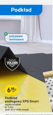 Podkład podłogowy XPS Smart promocja w Castorama