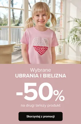 Ubrania i bielizna promocja w Smyk