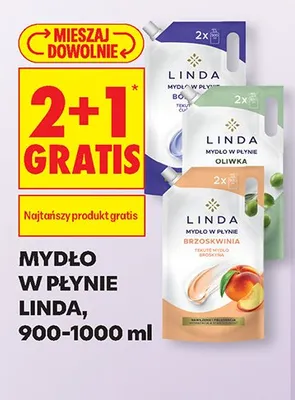 Mydło w płynie Linda brzoskwinia promocja w Biedronka