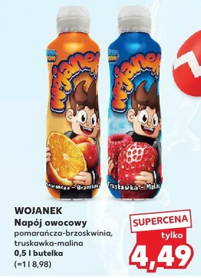 Napój owocowy truskawka-malina promocja w Kaufland