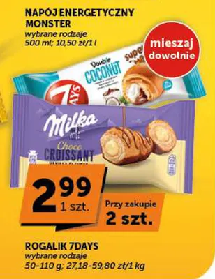 Rogalik 7Days Double Coconut promocja w Euro Sklep