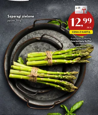 Szparagi zielone pęczek promocja w Market Point