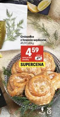 Gniazdka z łososia wędzonego promocja w Delikatesy Centrum