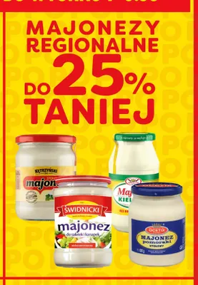 Majonezy regionalne promocja w POLOmarket