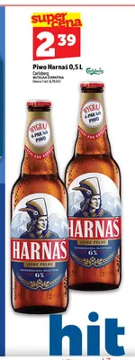 Piwo Harnaś Jasne Pełne promocja w TOPAZ