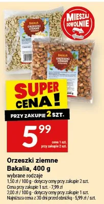 Orzeszki ziemne Bakalia promocja w Twój Market