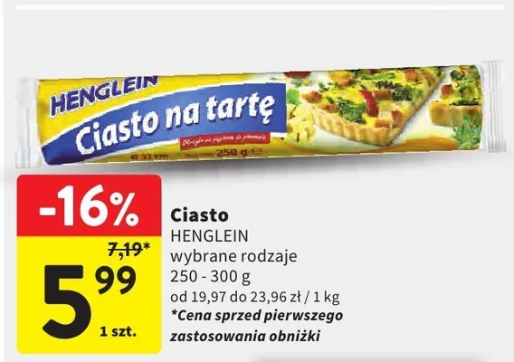 Ciasto promocja w Intermarche