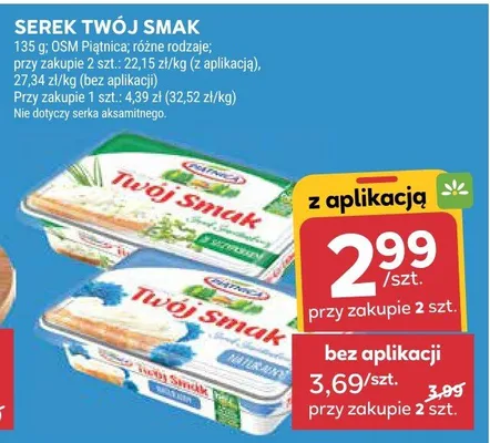 Serek Twój Smak promocja w Stokrotka