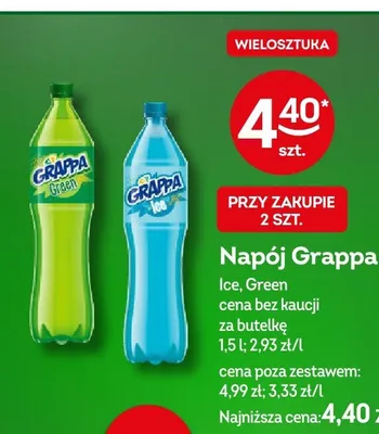 Napój Grappa Green promocja w Żabka
