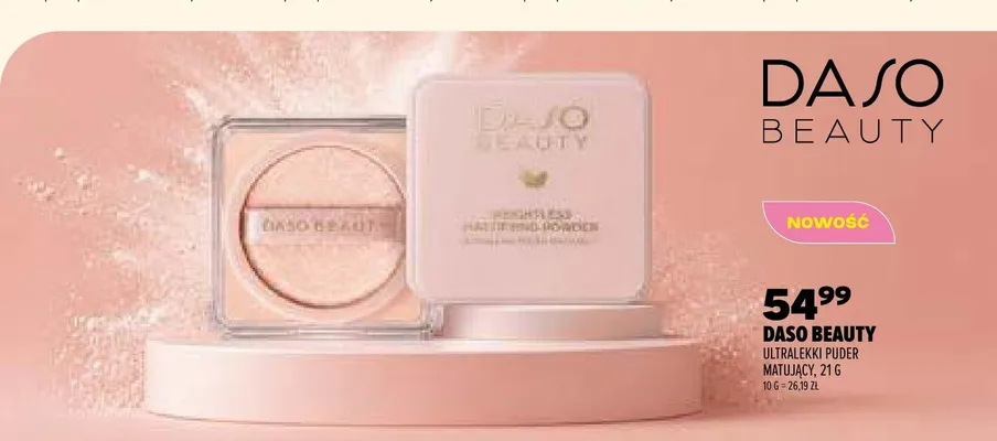 Ultralekki puder matujący Daso Beauty promocja w Drogerie Natura