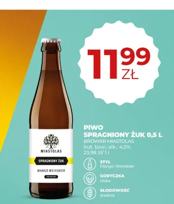 Piwo Spragniony Żuk Miastolas promocja w Duży Ben