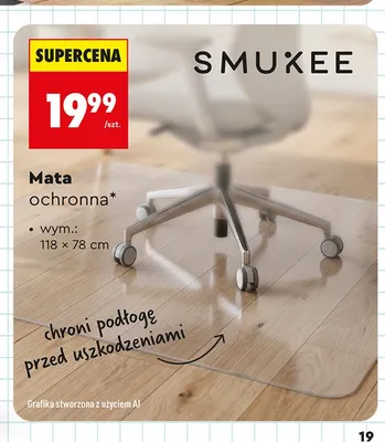 Mata ochronna Smukee promocja w Biedronka