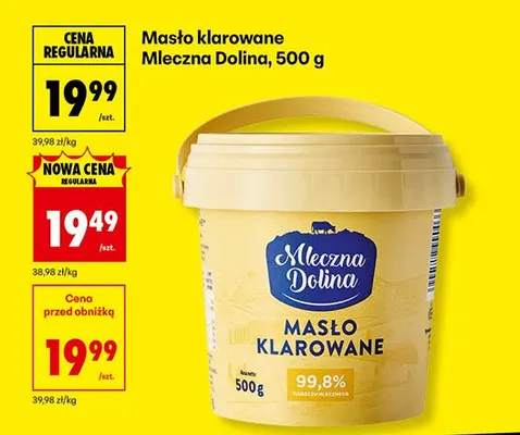 Masło klarowane 500g promocja w Biedronka