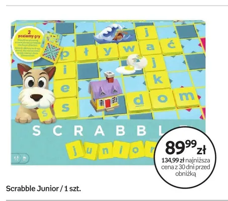 Gra Scrabble Junior promocja w Empik