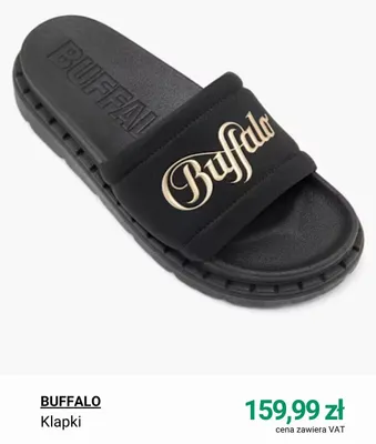 Klapki Buffalo promocja w Deichmann