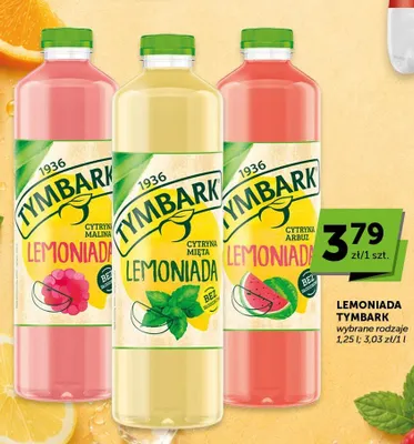 Lemoniada cytryna mięta Tymbark promocja w ABC
