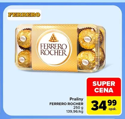 Praliny Ferrero Rocher promocja w Carrefour Market