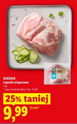 Łopatka wieprzowa Rzeźnik promocja w Lidl