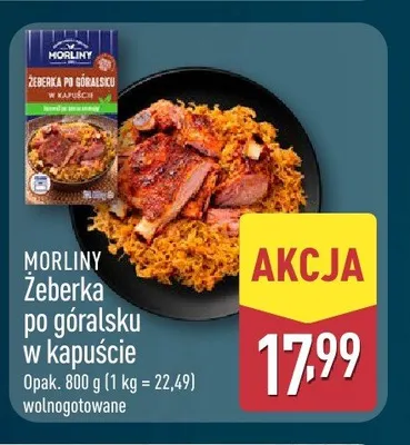 Żeberka po góralsku w kapuście Morliny promocja w Aldi