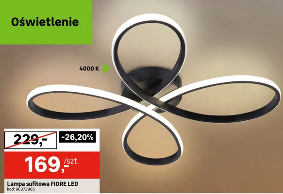 Lampa sufitowa FIORE LED kod: 96373965 promocja w Leroy Merlin