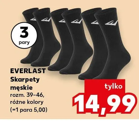 Skarpety męskie, różne kolory promocja w Kaufland