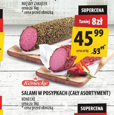 Salami w posypkach Könecke promocja w Arhelan