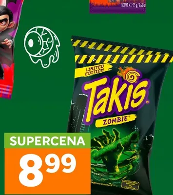 Chipsy Takis Zombie promocja w Stokrotka