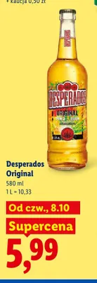 Piwo Desperados Original promocja w Lidl