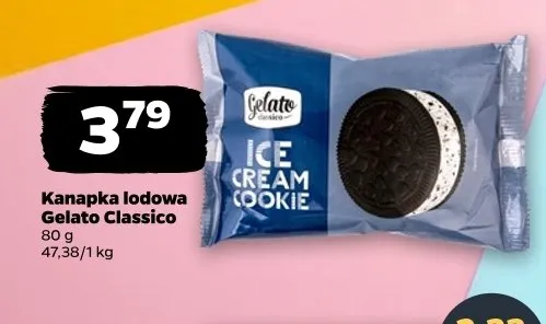 Kanapka lodowa Gelato Classico promocja w Netto