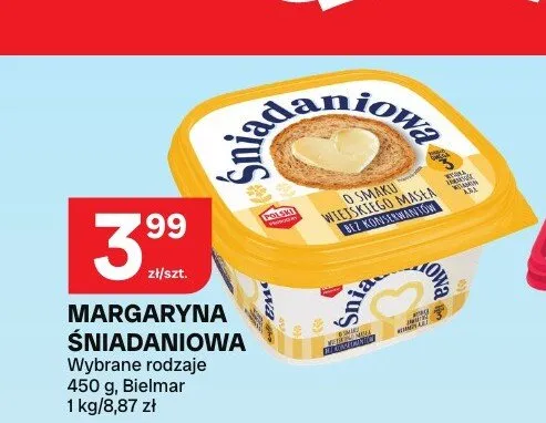 Margaryna Śniadaniowa Bielmar promocja w Chorten