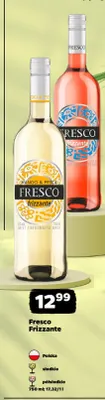 Wino musujące Fresco Frizzante promocja w Netto