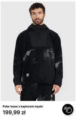 Polar loose z kapturem męski FOB promocja w 4F