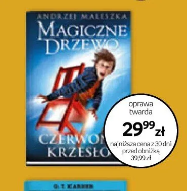 Książka Magiczne Drzewo Czerwone Krzesło oprawa twarda promocja w Empik