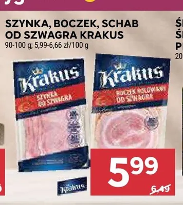 Szynka od Szwagra Krakus promocja w Stokrotka