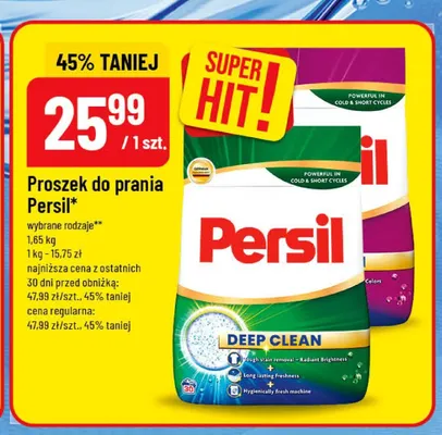 Proszek do prania Persil promocja w POLOmarket
