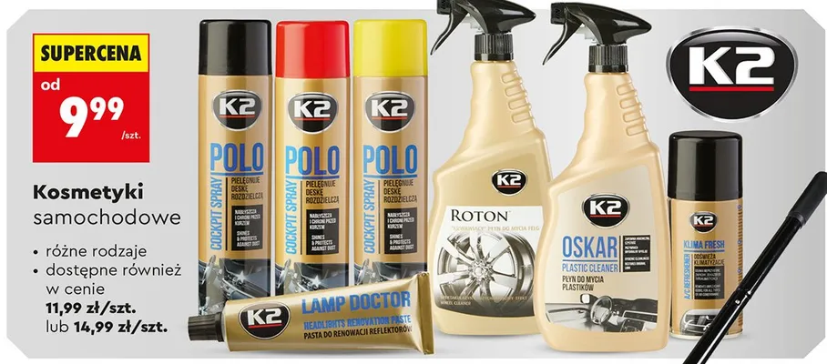 Kosmetyki samochodowe - cena od: promocja w Biedronka