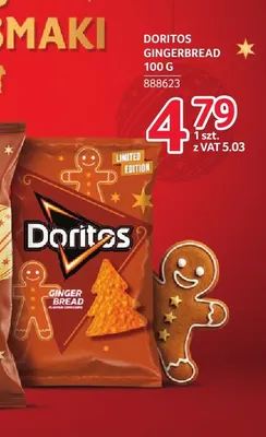 Chipsy kukurydziane Doritos Gingerbread promocja w Selgros