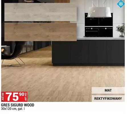 Gres Sigurd Wood promocja w Merkury Market