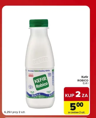 Kefir Robico promocja w Carrefour Market