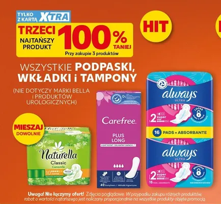 Podpaski Naturella Classic Camomile promocja w Kaufland