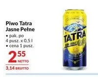 Piwo Tatra promocja w Makro