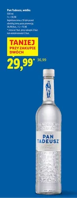 Wódka promocja w Lidl