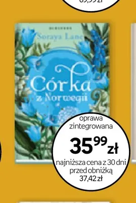 Książka Córka z Norwegii Soraya Lane promocja w Empik