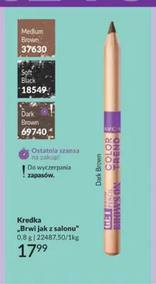 Kredka Brwi jak z salonu Avon Color Trend promocja w AVON